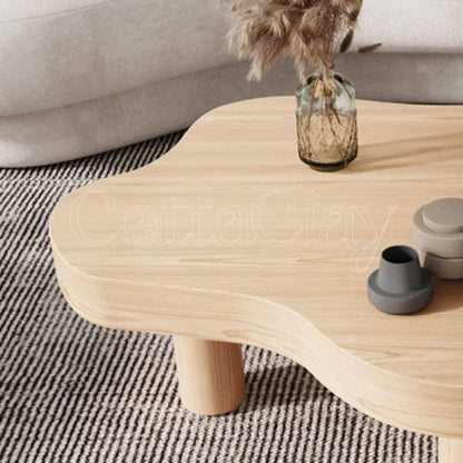 Table Basse (Nébulosa) – Table de Salon Personnalisable en Bois | CottaClay