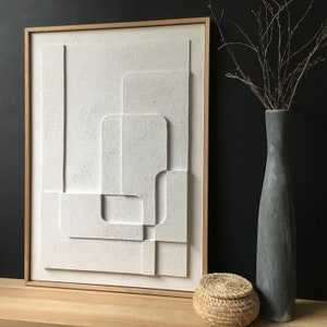 Relief wall art, wall decor minimalism, modern wall art