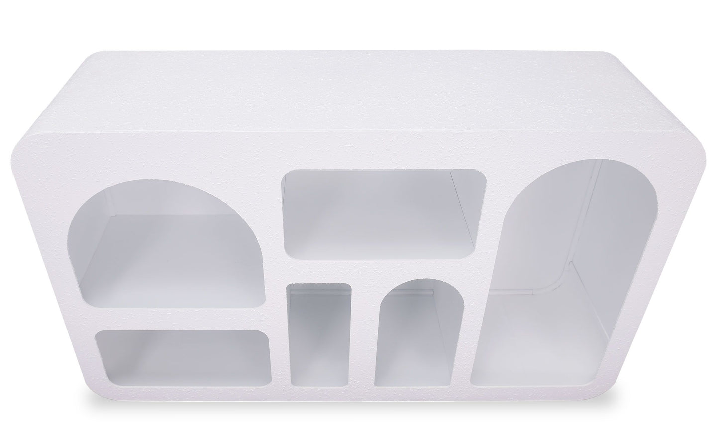 Buffet Navalor L130cm design arches style troglodyte Blanc